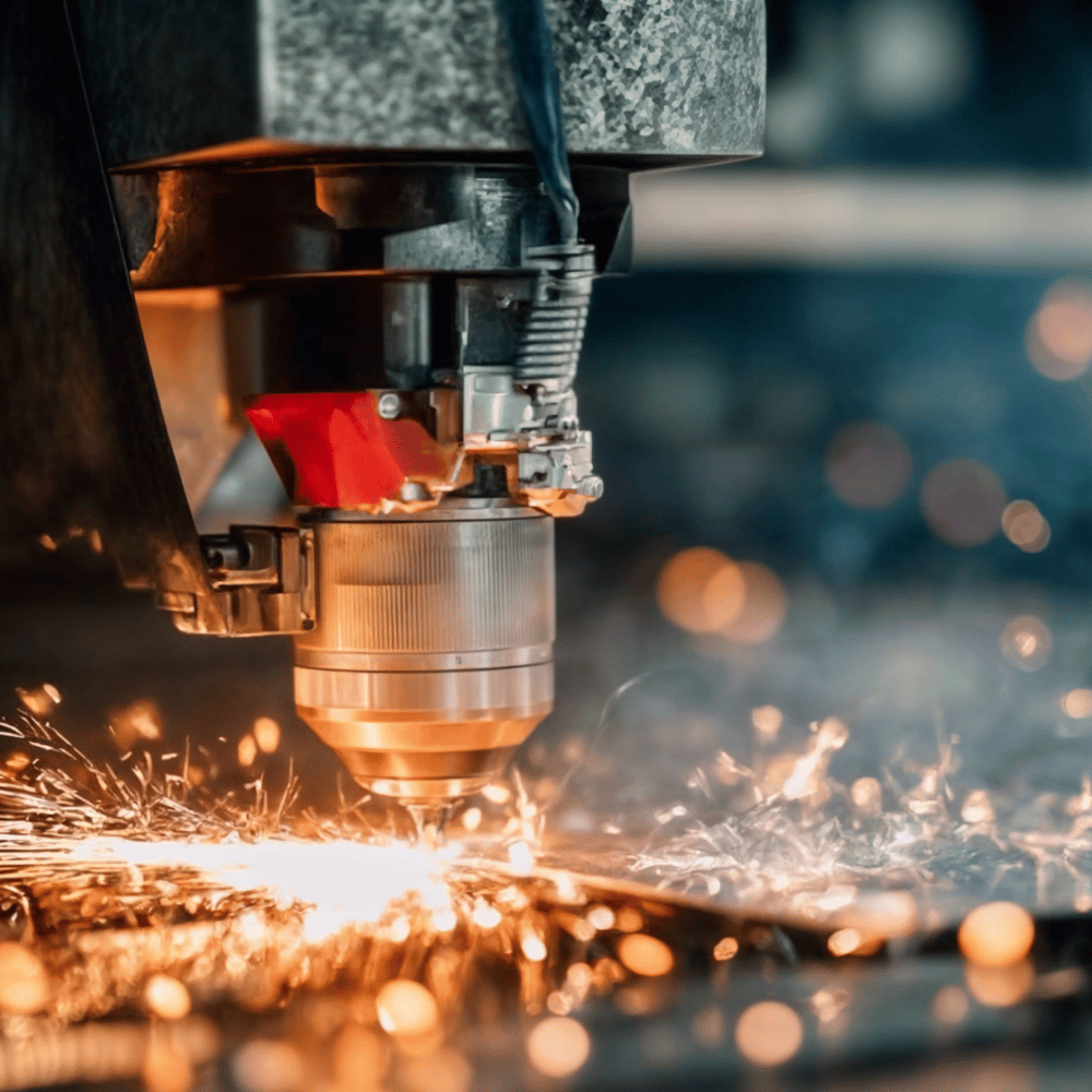 CNC-Laserschneiden für präzise Metallbearbeitung bei Aquarius Industries in Wildeshausen